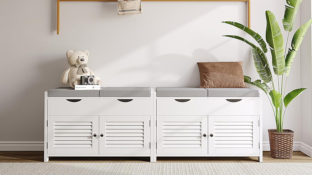 Amazon.com: ChooChoo Shoe Storage Bench with Lift Top